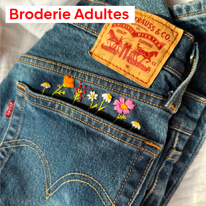 Pimp’ ton Jean - Broderie • Atelier ADULTES