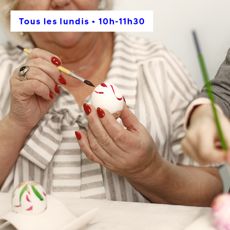 Les Ateliers “Mains Libres” • Atelier SENIORS