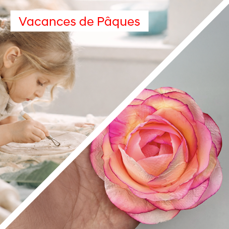 VACANCES SCOLAIRES : matin = Modelage Enfants • après-midi = Bricolages Enfants