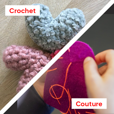 Cœur en Crochet &amp; Couture du Samedi !