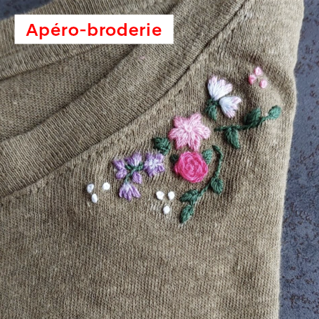 Pimp’ ton Vêtement : Apéro-broderie • ADULTES