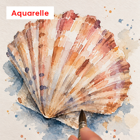 Pratique de l’Aquarelle : les 3e lundis du mois.