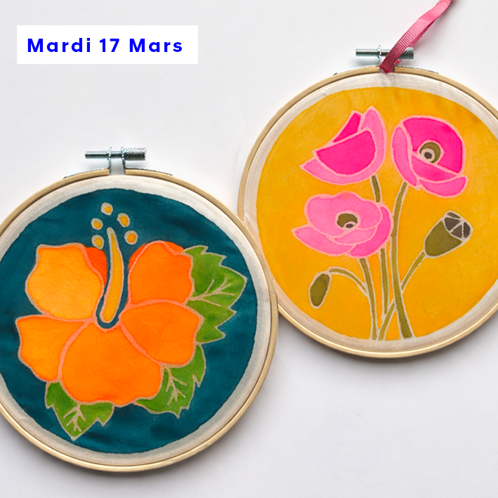 Peinture sur Soie • Adultes • 50€ lien externe