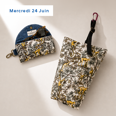 Couture Guidée - Un Étui à Lunette et Un coussin de Voiture