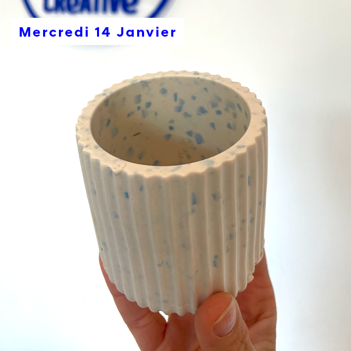 Contenant en Jesmonite