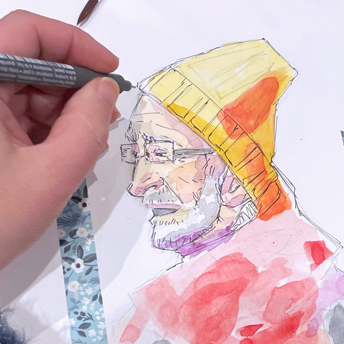 DESSIN + AQUARELLE  ados