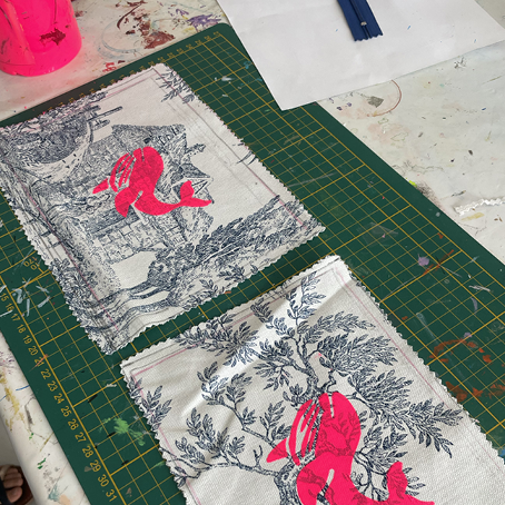 SÉRIGRAPHIE + COUTURE