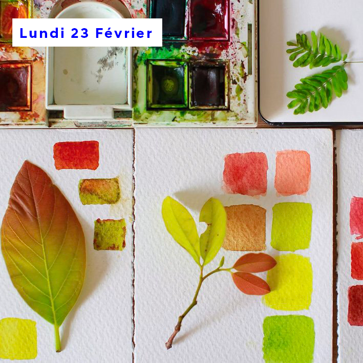 Pratique de l'Aquarelle • Février - Mars