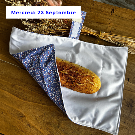 Couture Guidée - Une pochette à sandwich lavable et réutilisable.