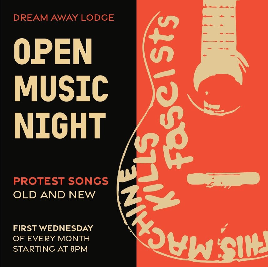 Music Night-songs of protest, old & new