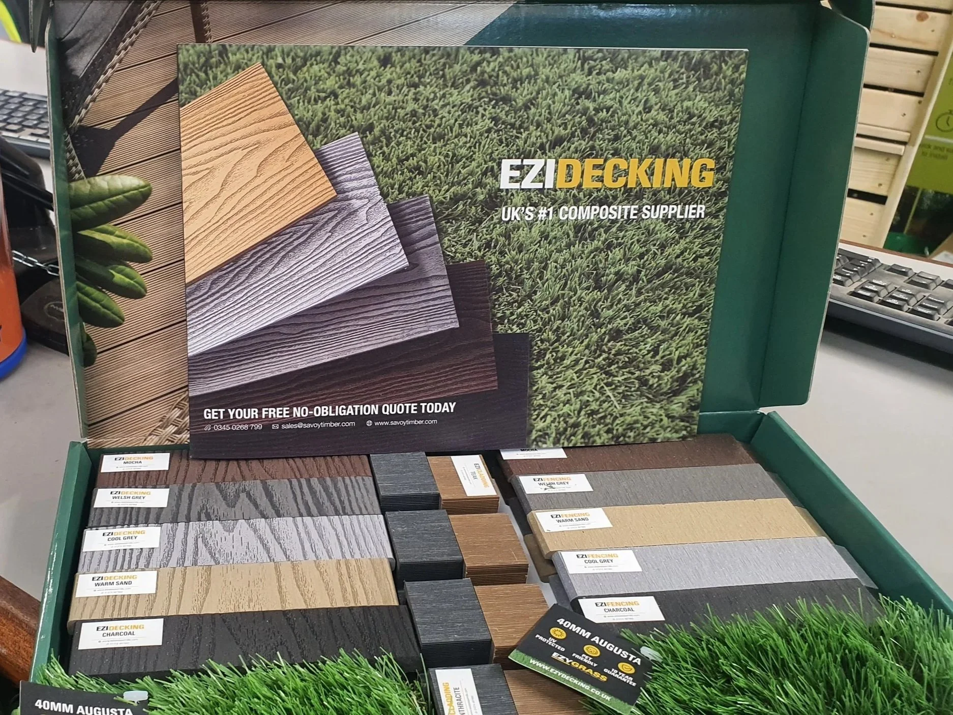 Post to Post Fencing various colour options on composite decking