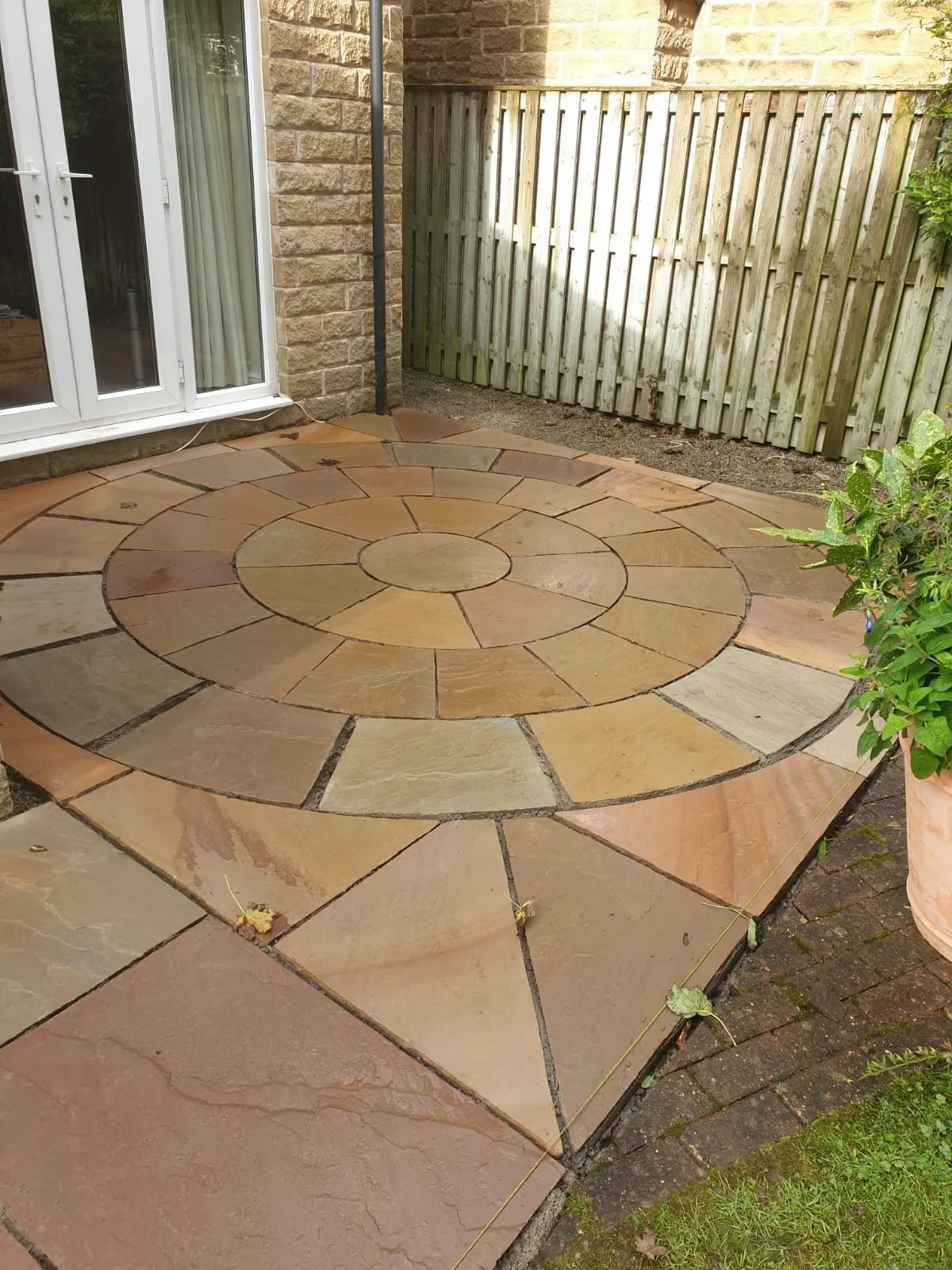 Full garden renovation featuring turfing, gravel paths and timber fencing in Skipton — Post to Post Fencing makeover