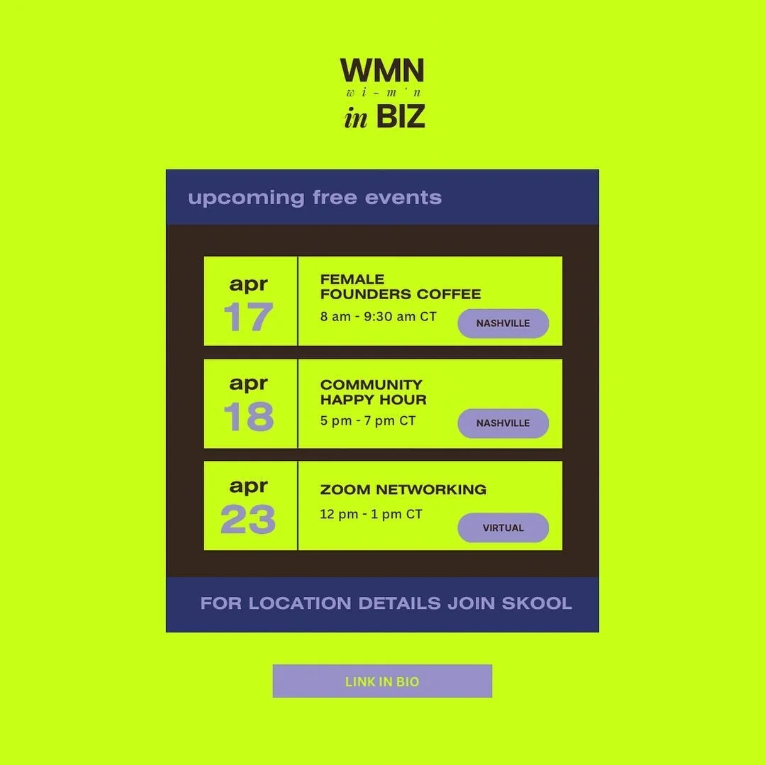 🗓️This week&rsquo;s events! Join Skool for info on locations. Link in bio✨