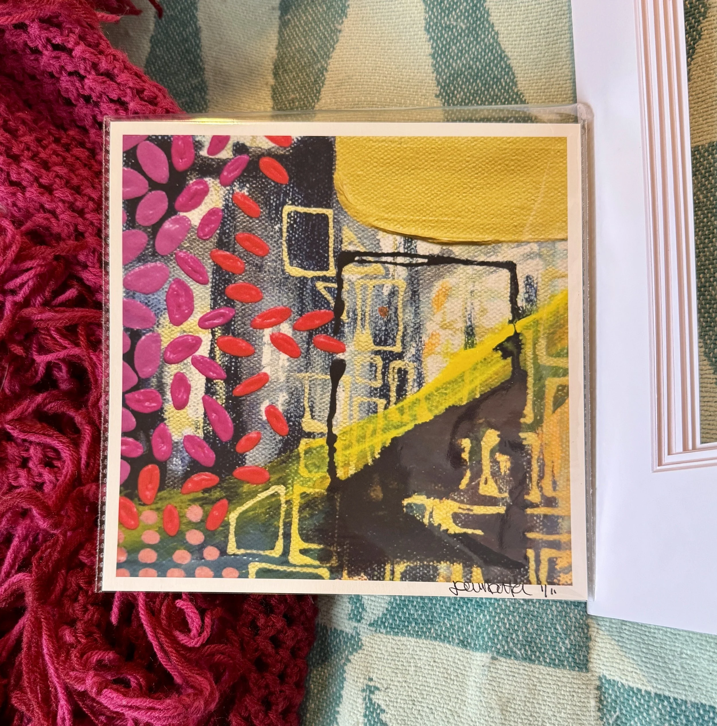 Exclusive Print: "Tie Rack" (8"x8")