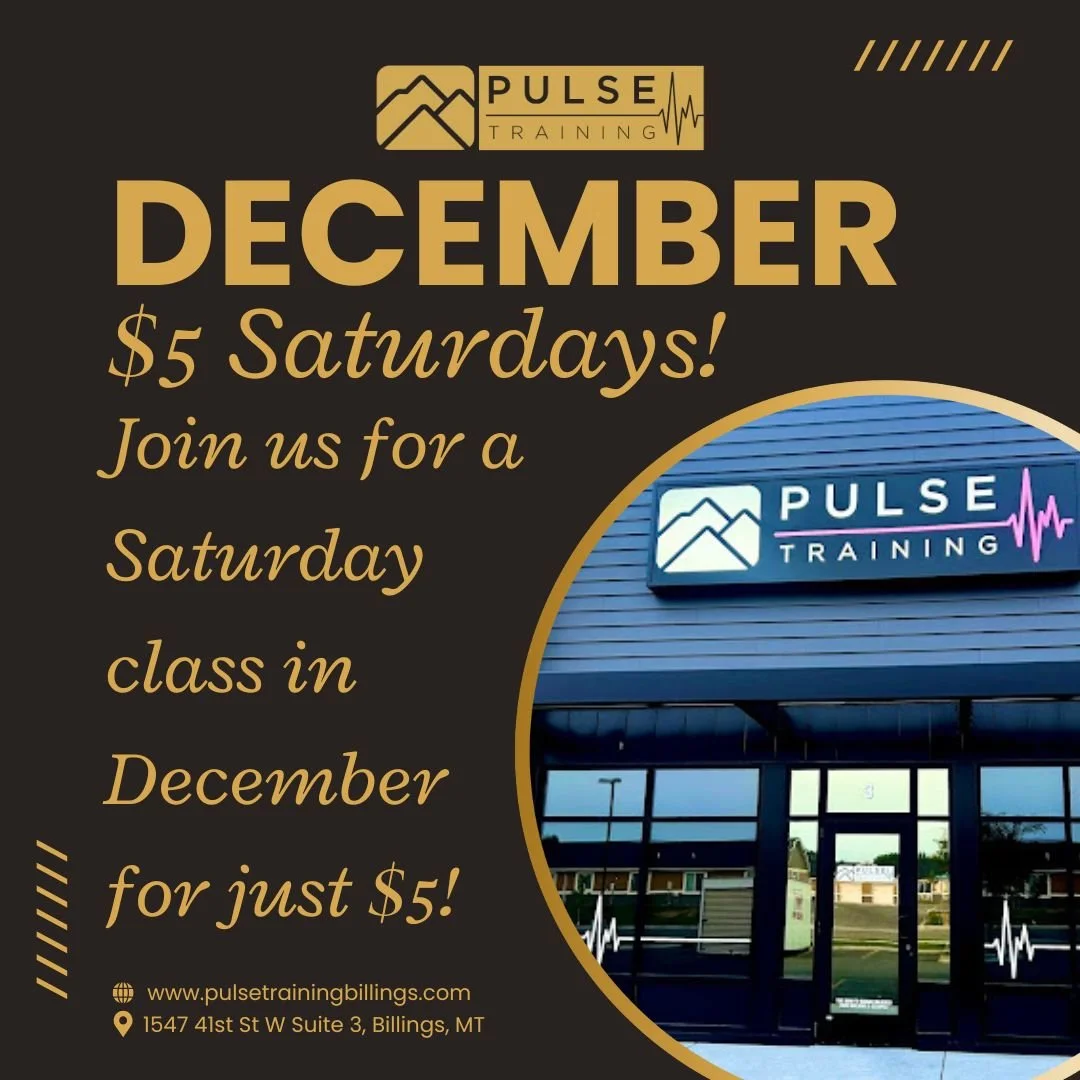 December: $5 Saturday Workouts!