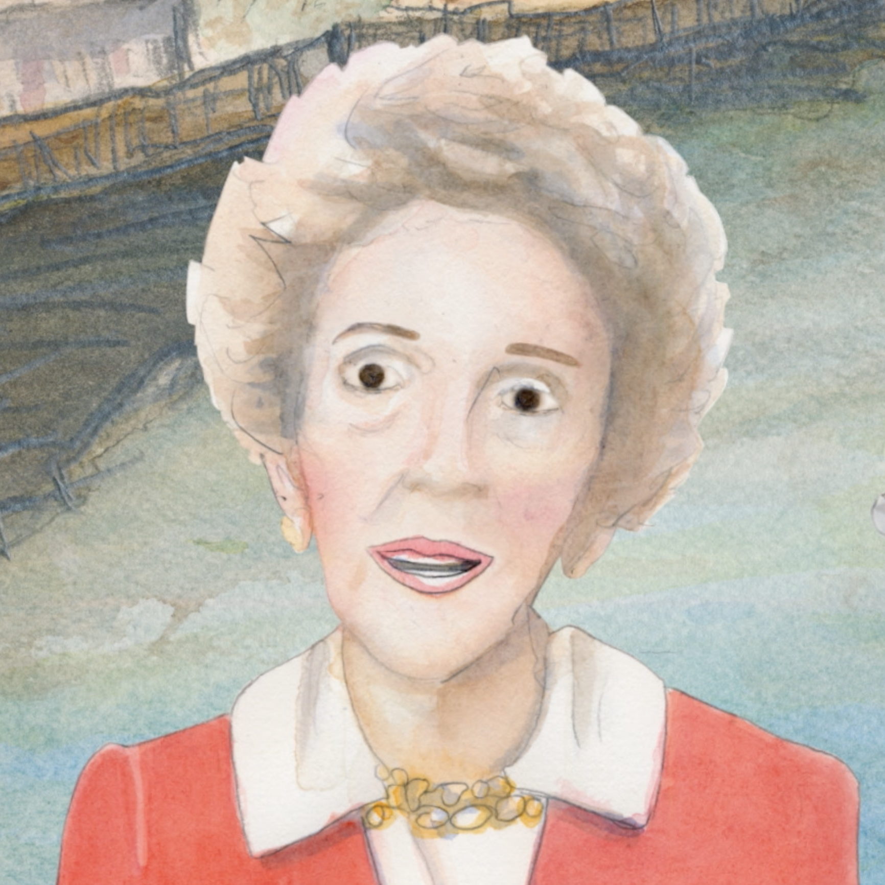 Gary Cullen & 
David Pierce aka DJ Mayonnaise Hands
Nancy Reagan's top 3 Cocktail Recipes, 2026  
Watercolor and digital animation




