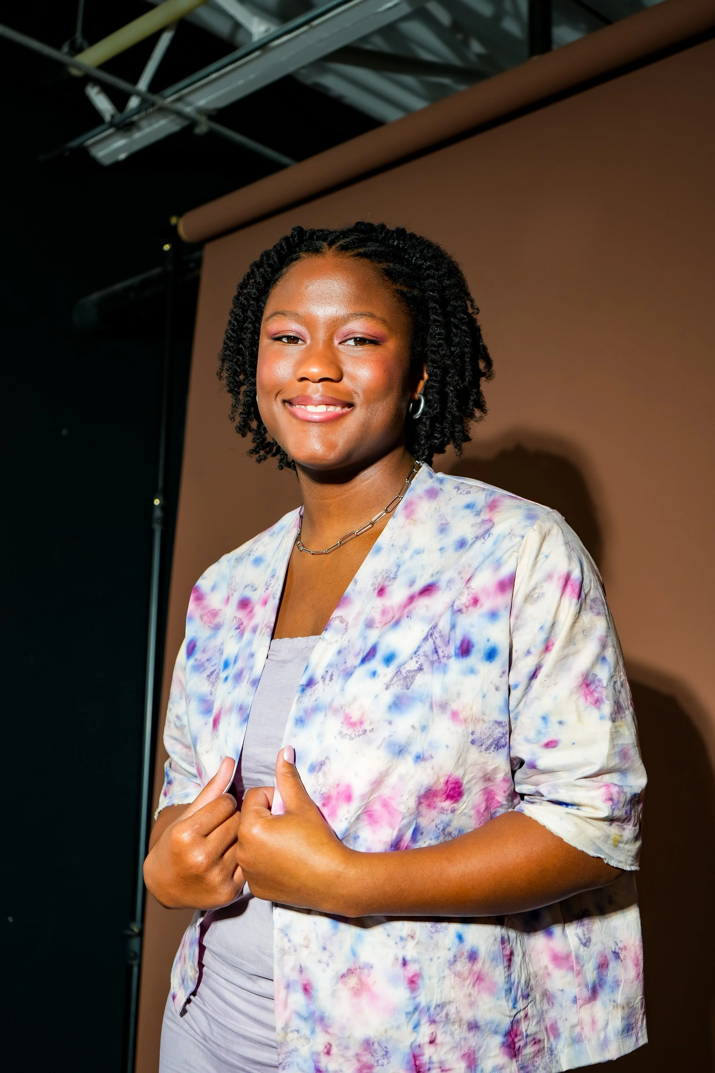 Eco-Print Short Sleeve Cover