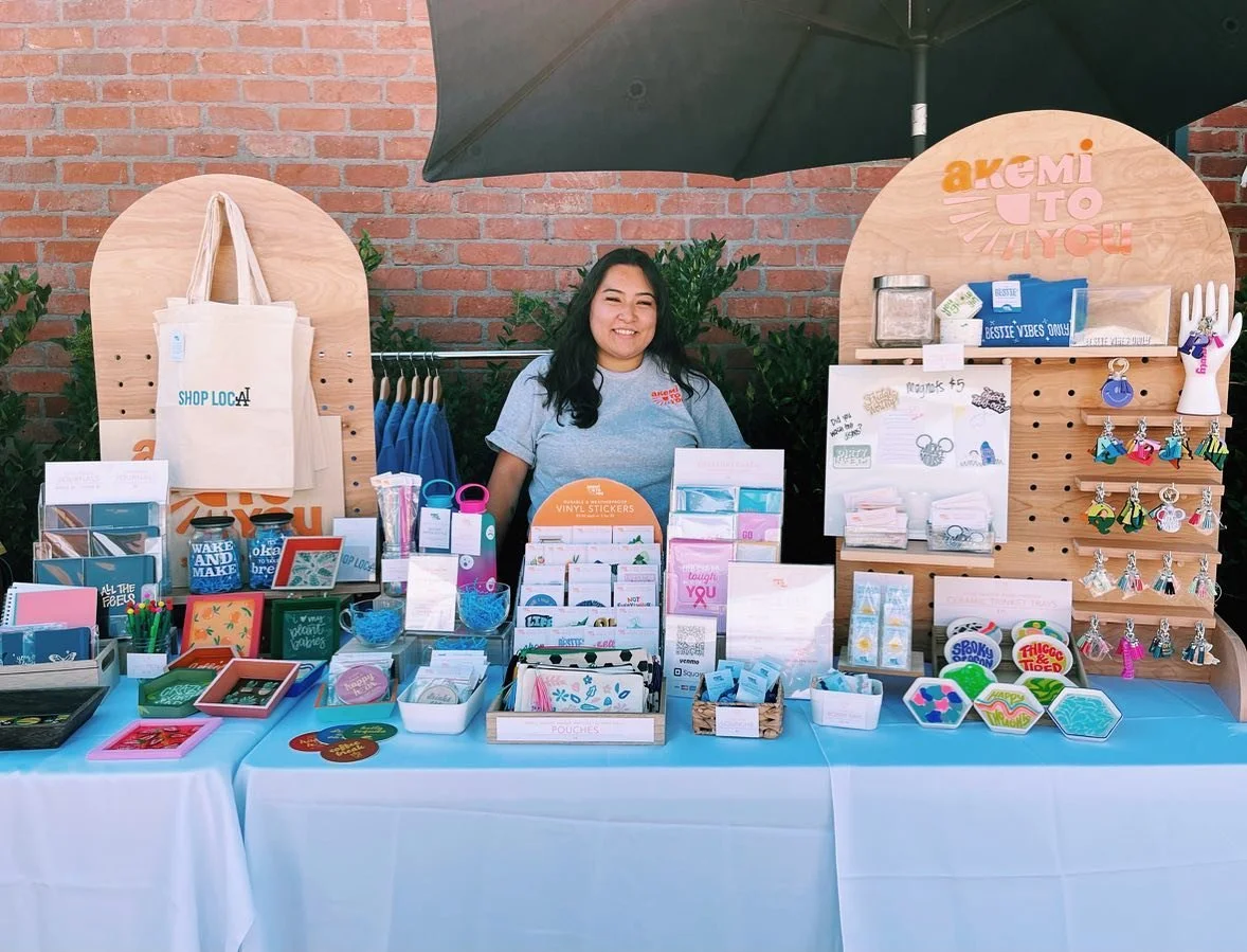 Thank you so much to everyone who came to Akemi To You Studio&rsquo;s first pop up! It was so much fun &amp; definitely the first of many.🧡 Also a HUGE thank you to my friends and family for all of the help. This dream/goal of mine would 100% not ha