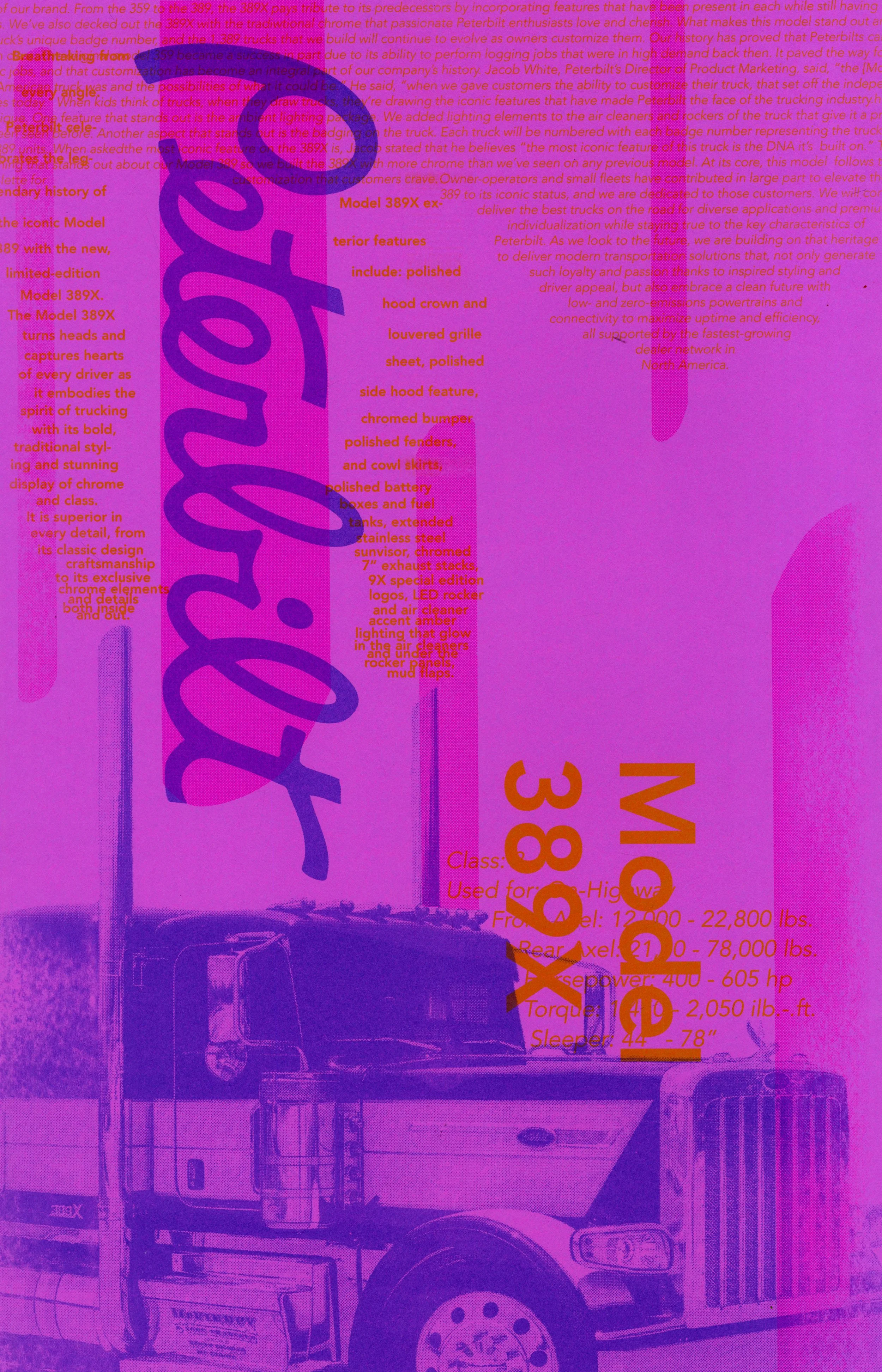 Poster on Purple Paper