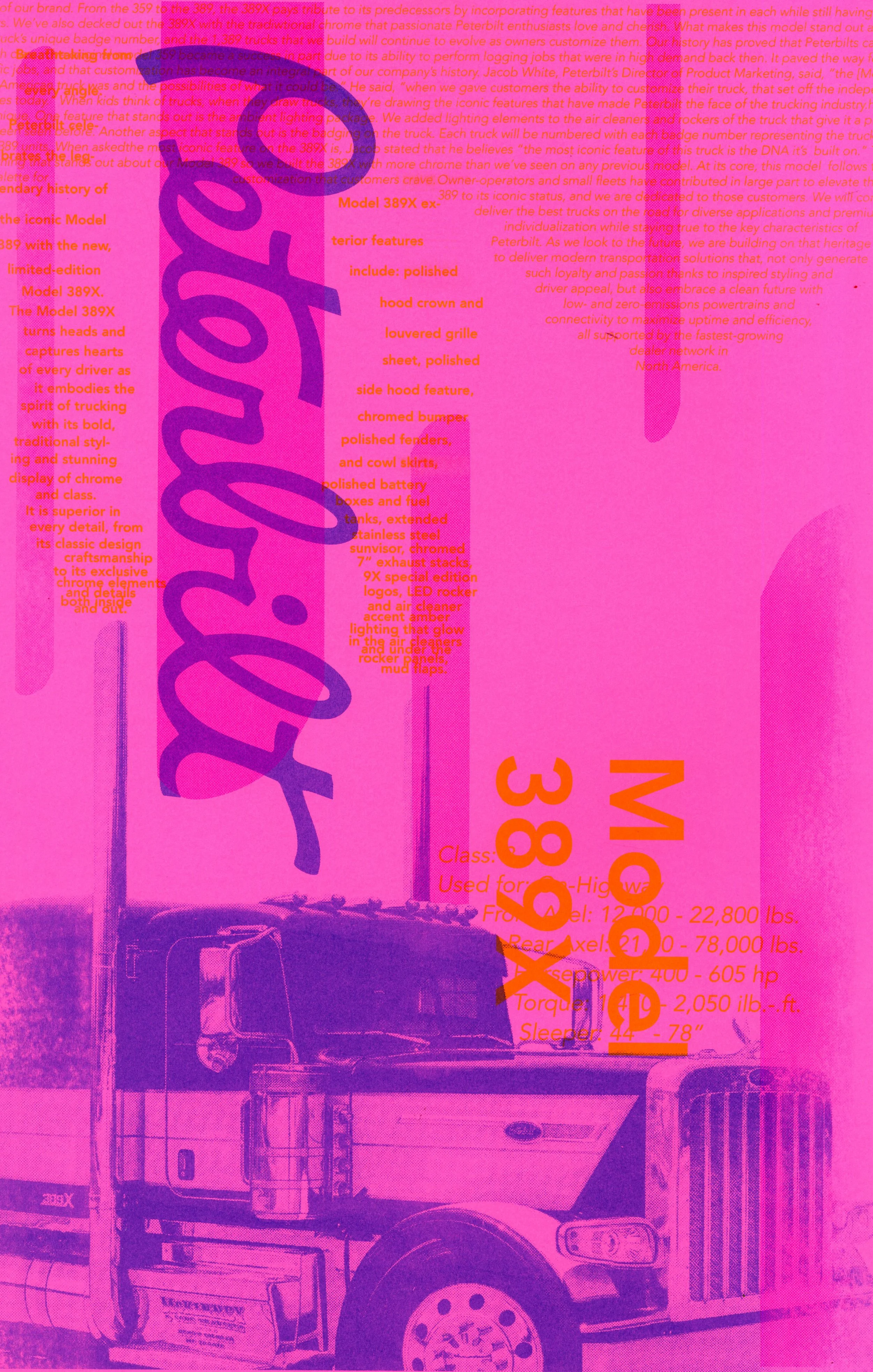 Poster on Pink Paper