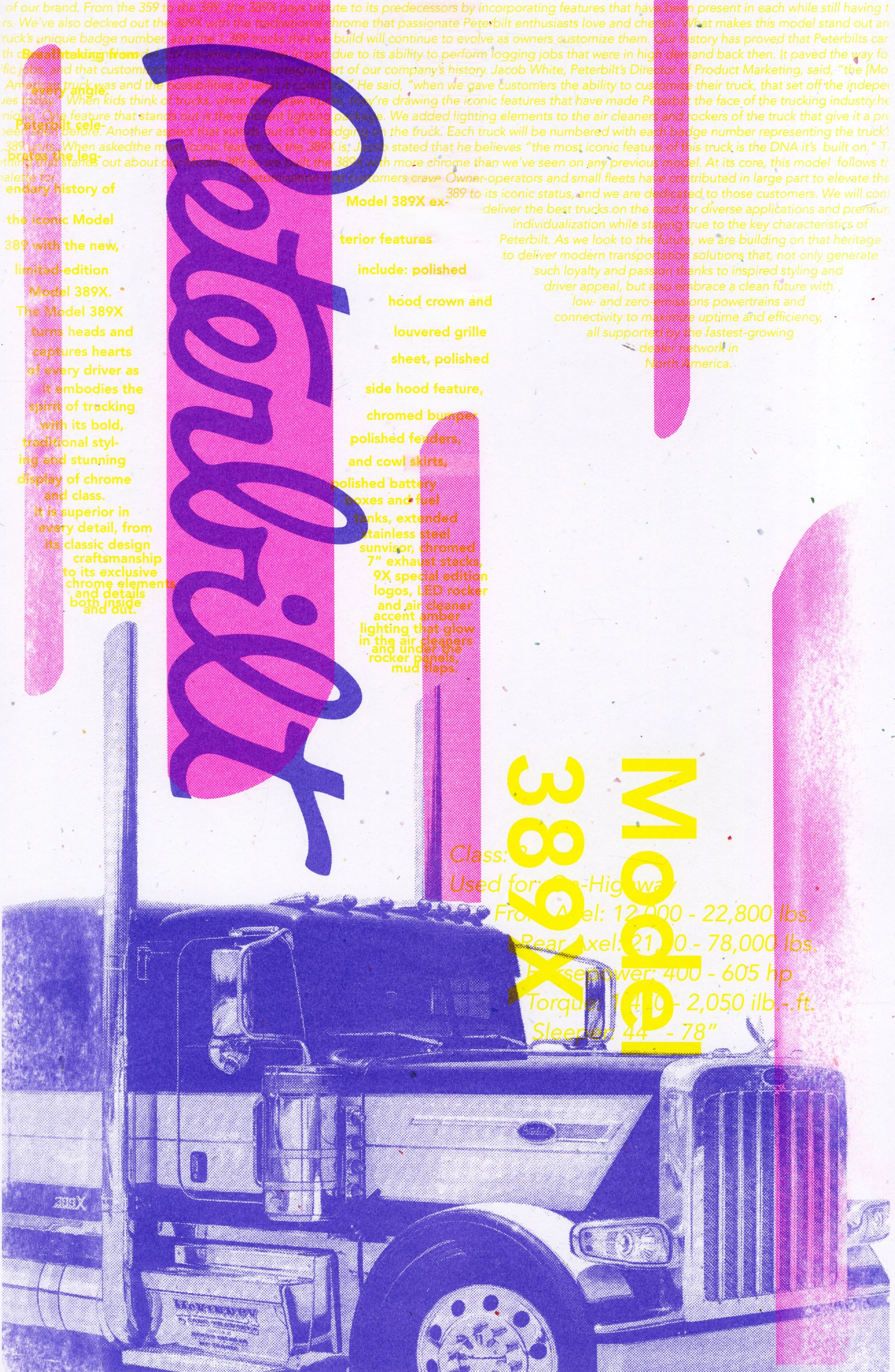 Poster on Stardust Paper