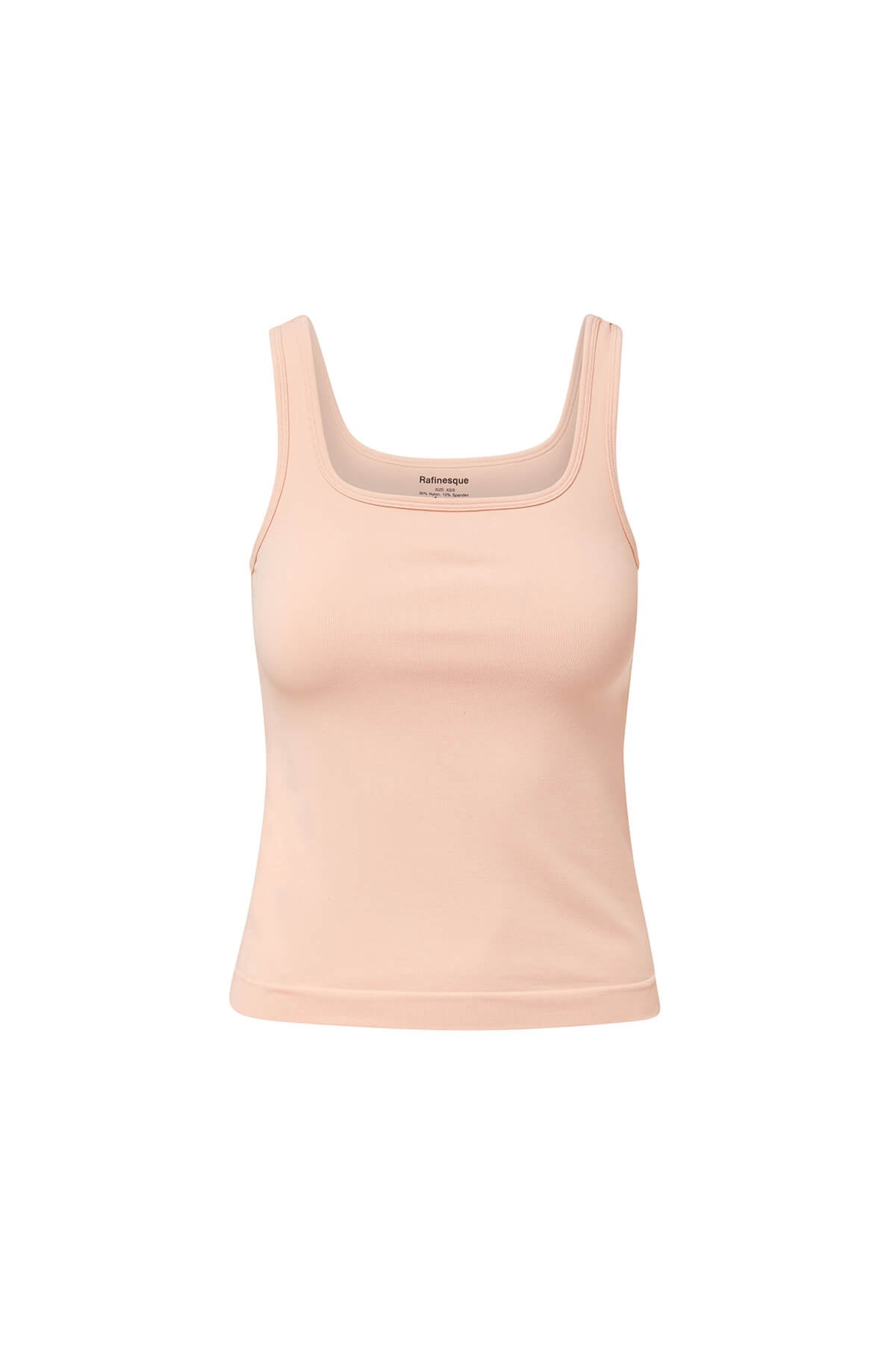 CLARA - Pink Seamless Tank Top - Engineered Side Stripe.jpg
