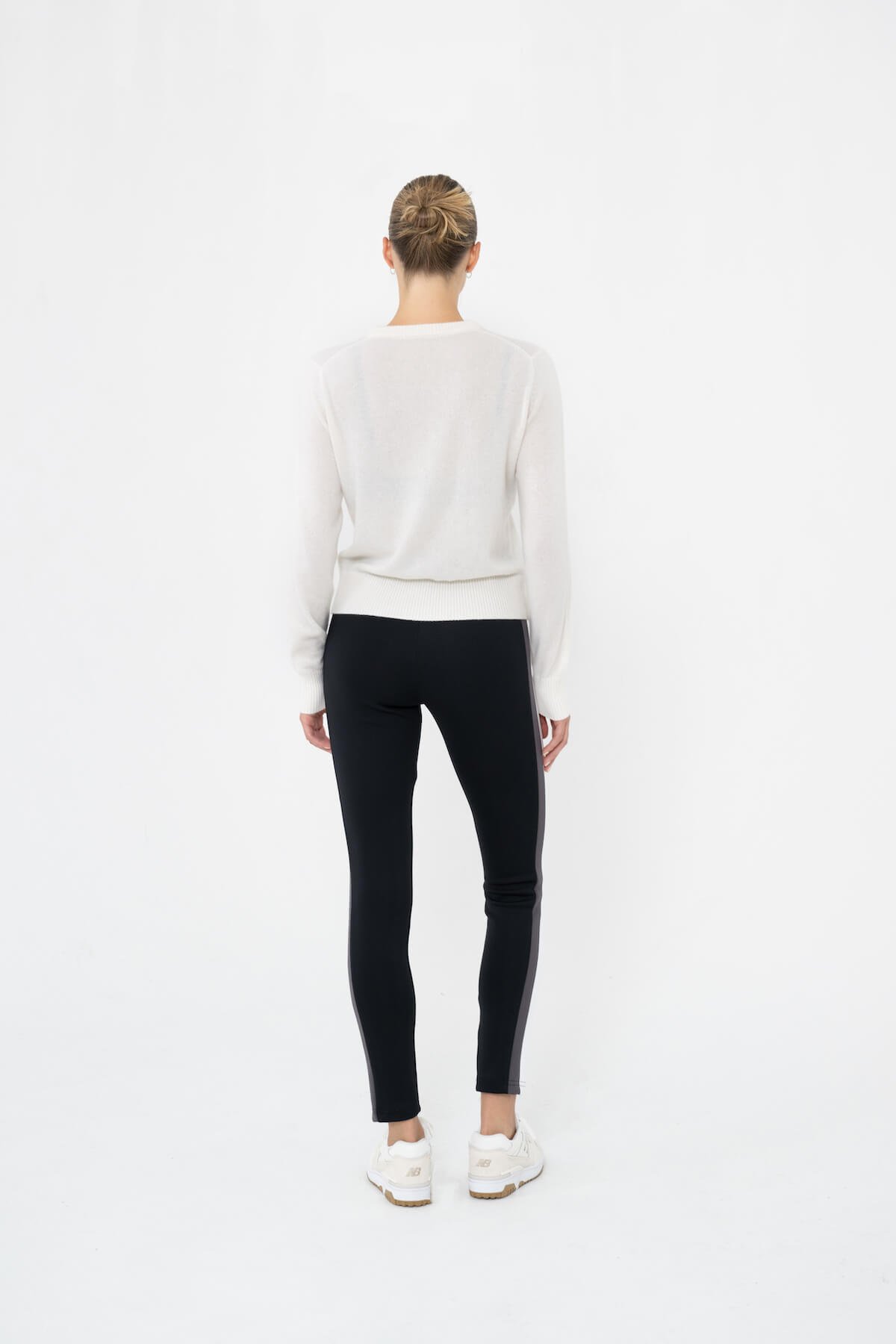Sweater in Soft Wool Cashmere Blend - KELLY - Ivory - Rafinesqu.jpg