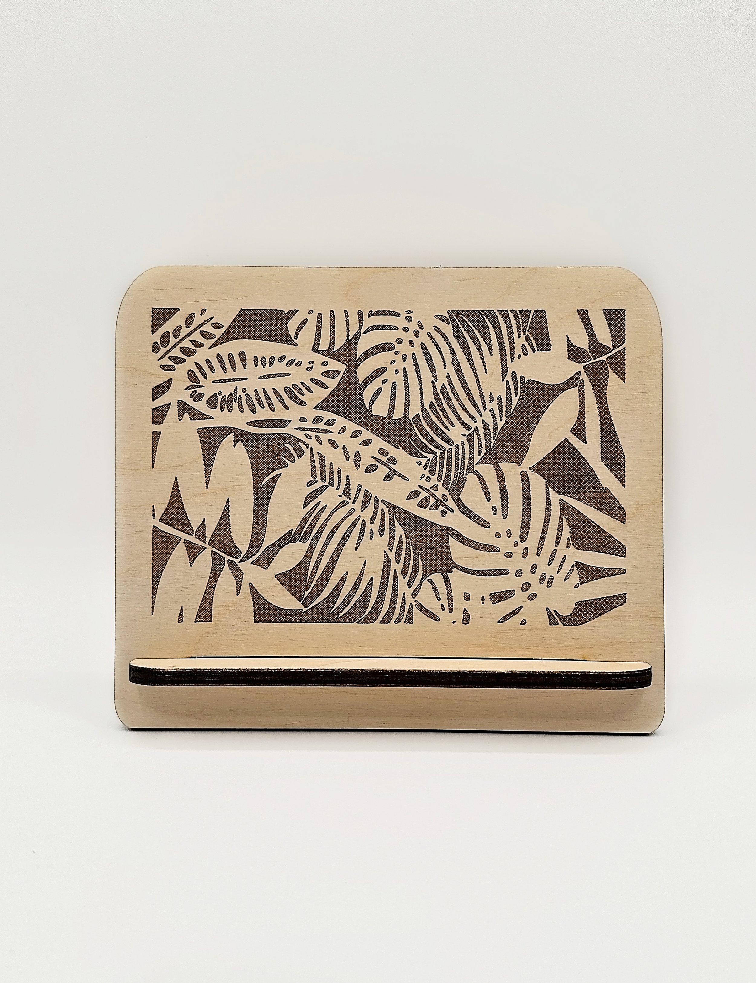Tropical Leaves Tablet holder.jpg