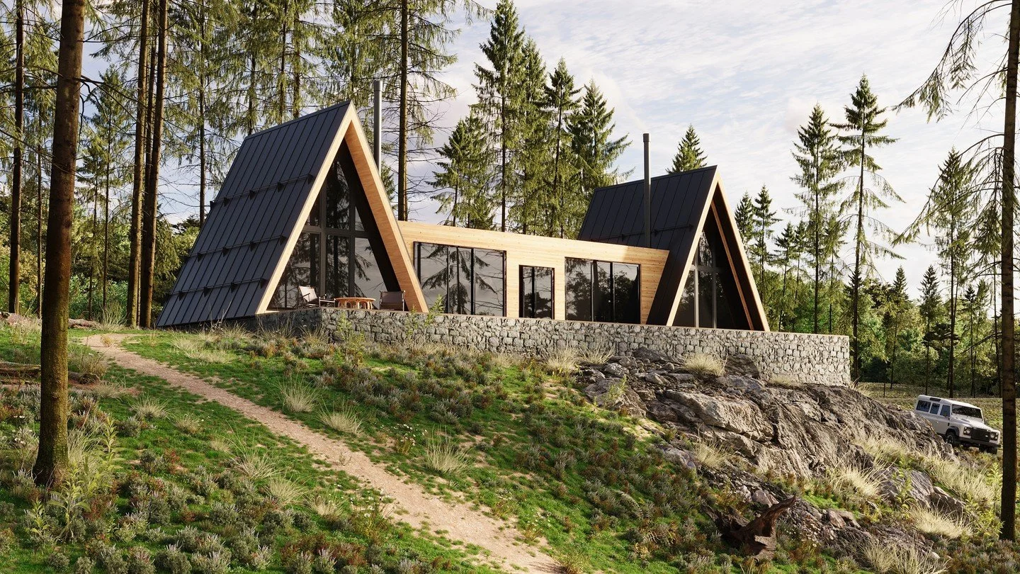 Dreaming of a secluded getaway? Here's an idea for a cozy mountain retreat designed by @bane_n_arch and visualized by #3dartist @vladimir.savkovic 
.
.
.
.
#archviz #cgi #cgiartist #3drendering #digitalart #digitalmontenegro #montenegro #digitalartis