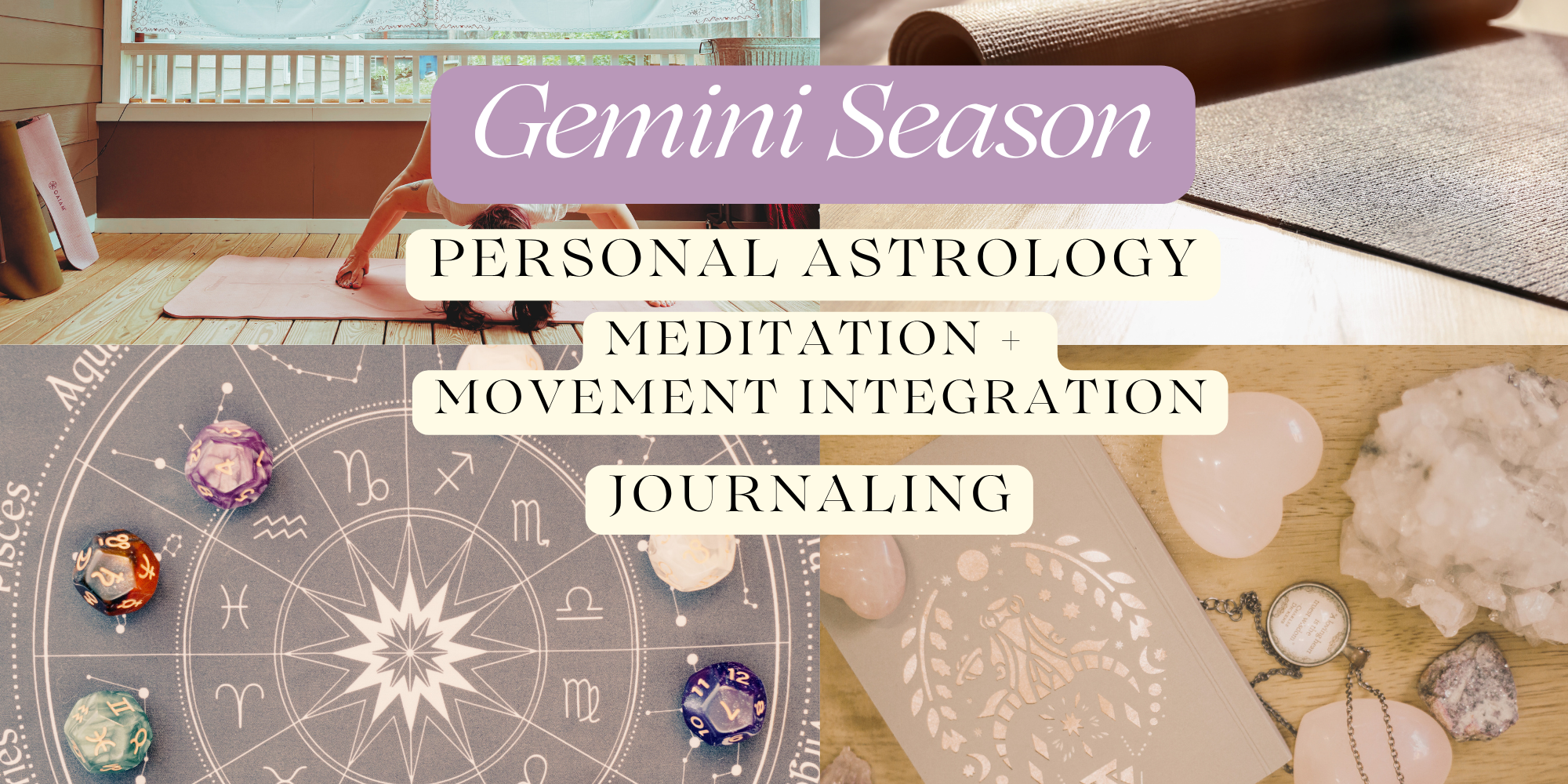 Gemini Sun Circles with Senseful Wellness