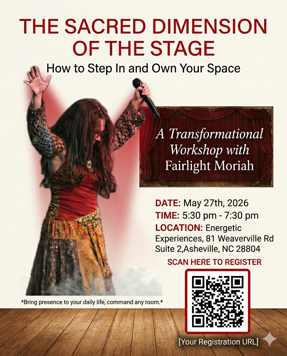 The Sacred Dimension of the Stage: How to Step In and Own Your Space