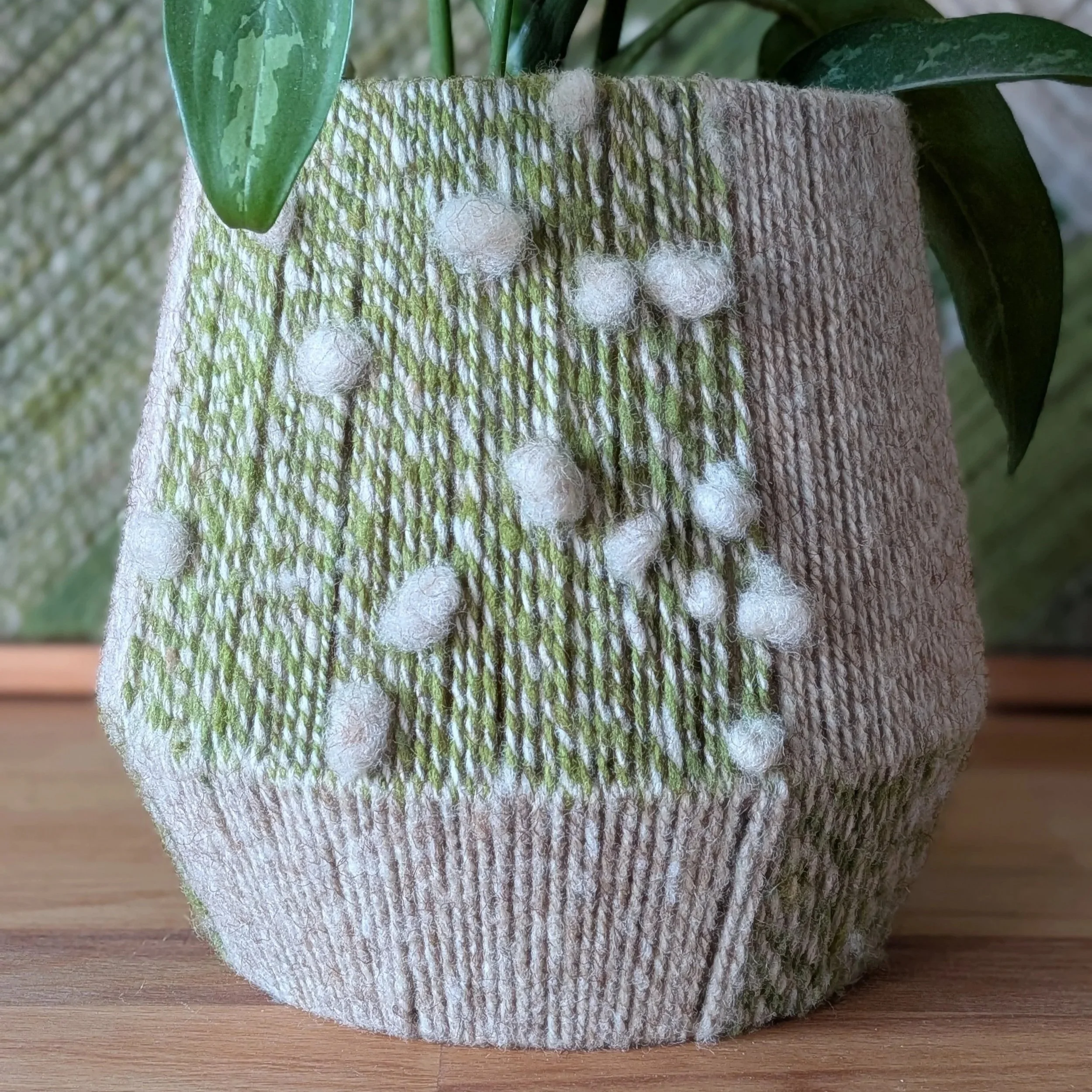 Cache-pot en laine Sheep