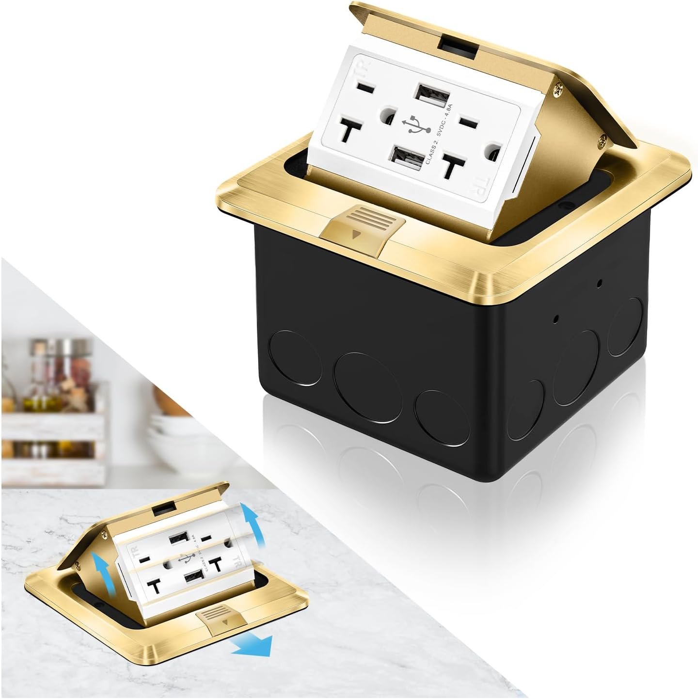 Pop-Up Floor Outlets