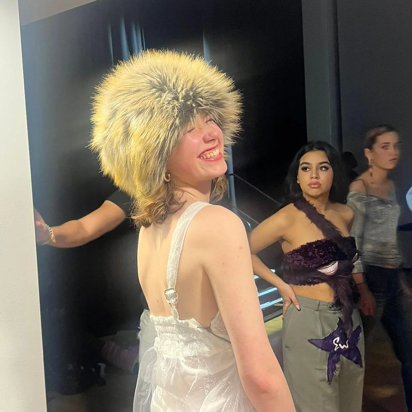 never thought I would walk a catwalk half naked, yet here we are (loving it)