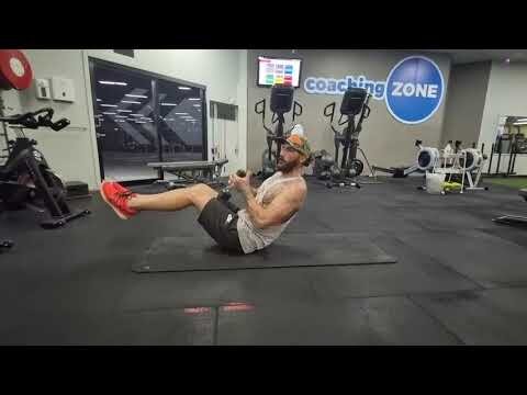 DUMBBELL SLOW RUSSIAN TWISTS