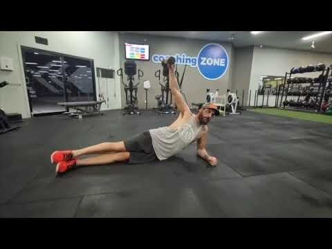 SIDE LYING SIDE DUMBBELL RAISES