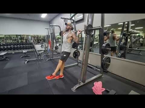 SINGLE LEG SMITH SQUATS