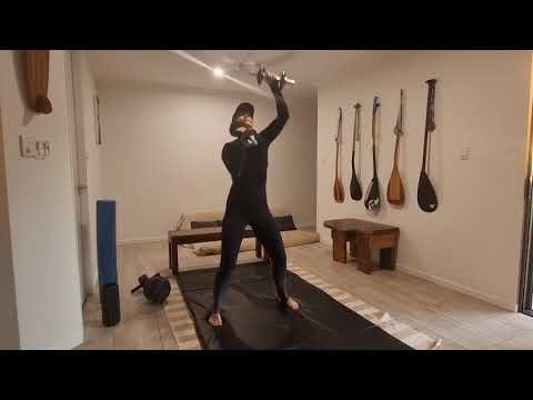 DUMBBELL OVERHEAD AIR PUNCHES