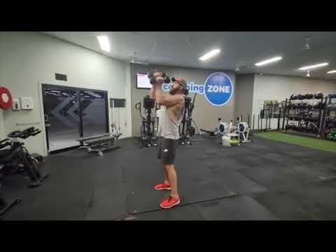 DUMBBELL OVERHEAD SPEED PUNCHES