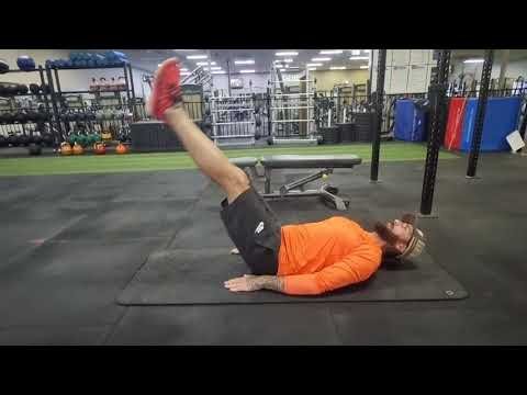 LYING STRAIGHT LEG RAISES