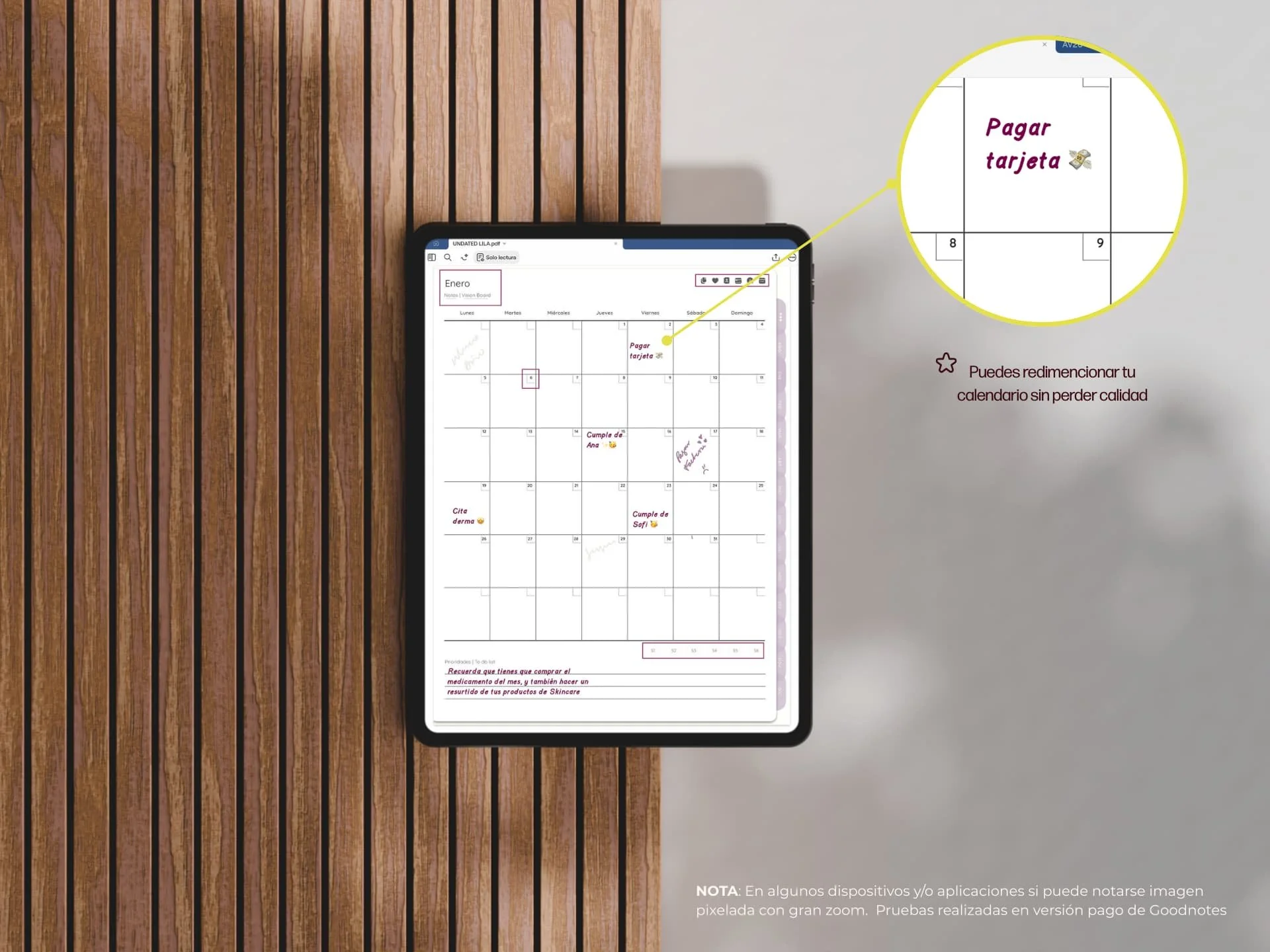 Calendarios 2026 para Agenda Digital Atemporal | Add On