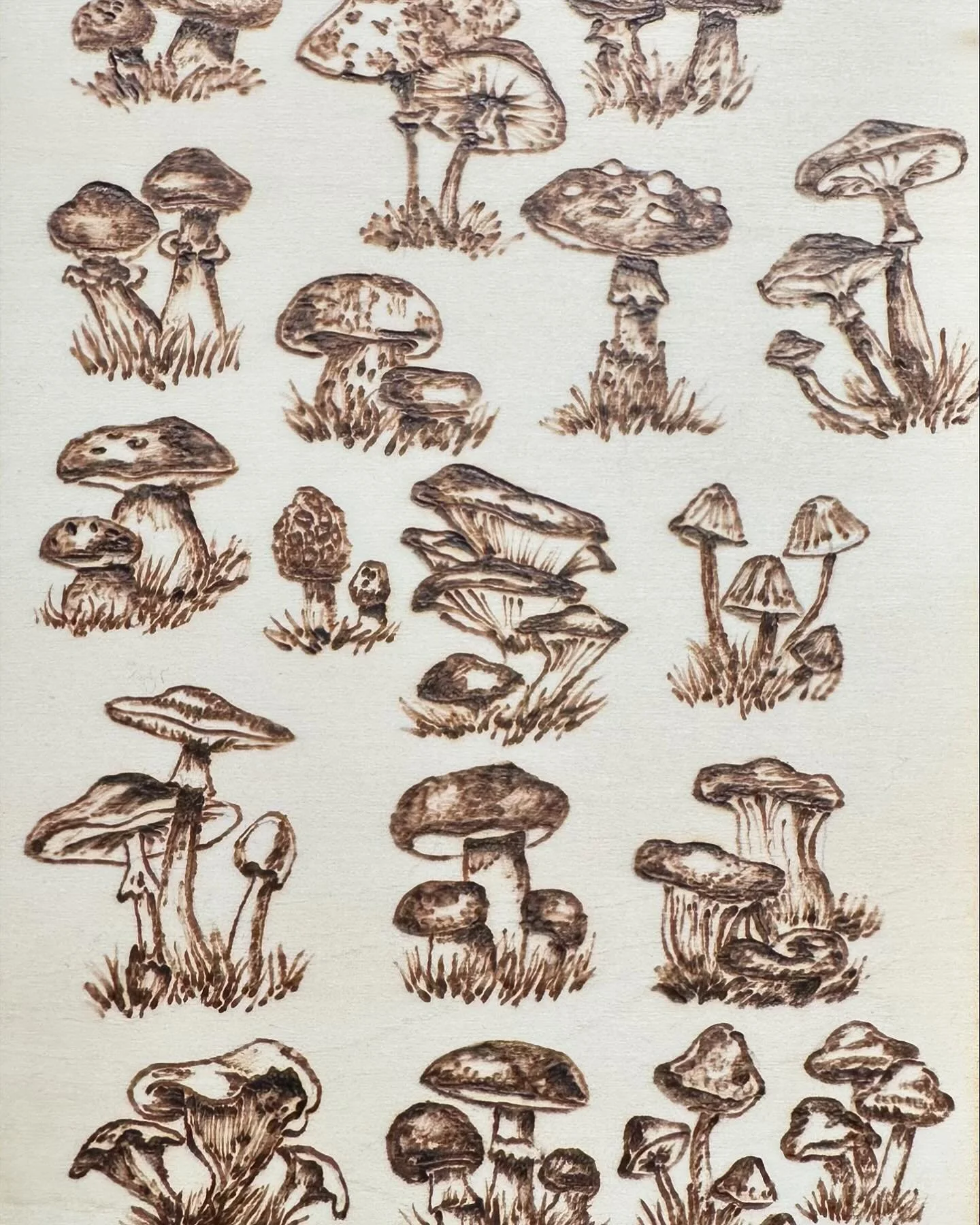 a few wood burnings i did last year