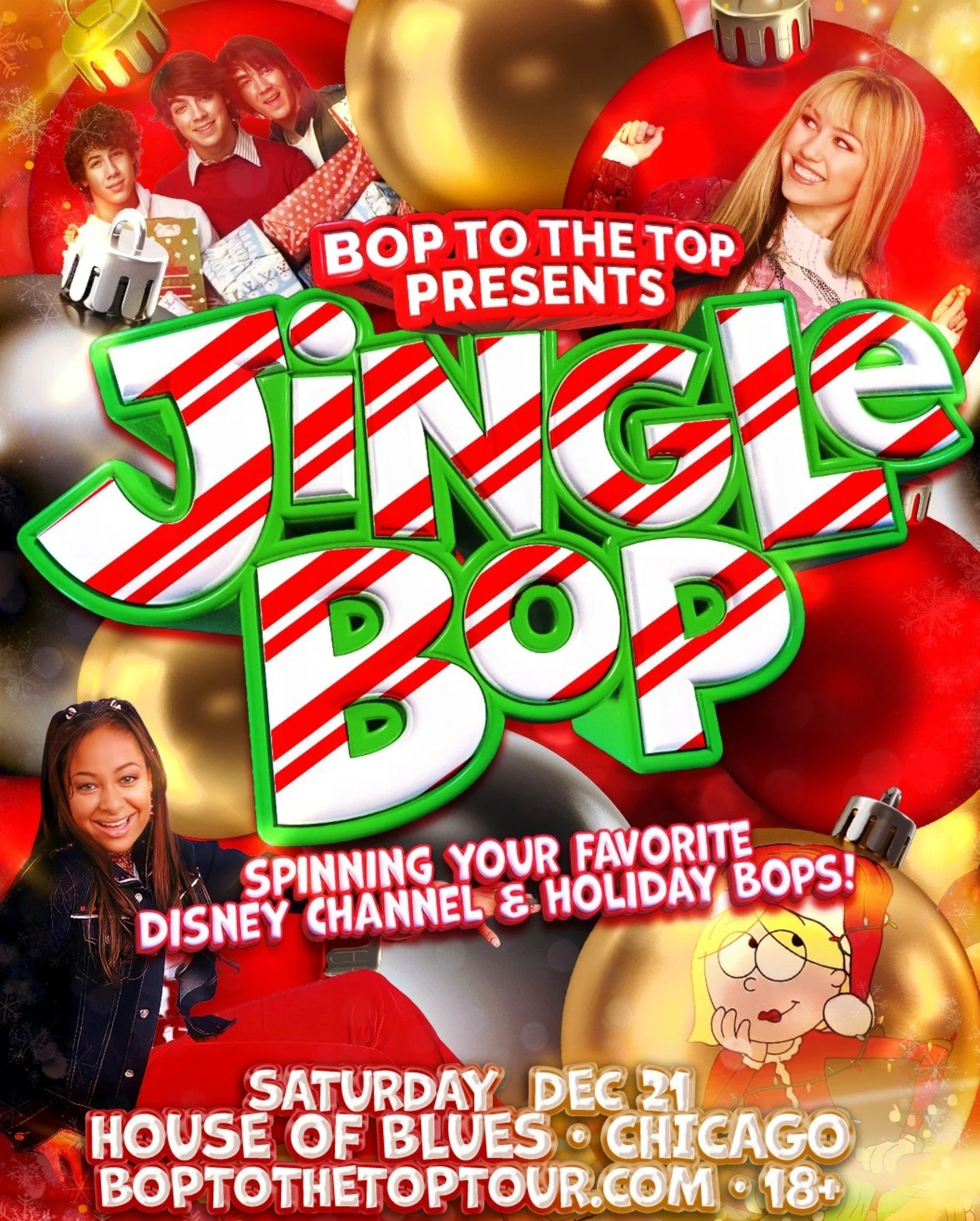 Come bop for your Eggnog 💃🎄 Jingle Bop brings your favorite holiday tunes to our dance floor on Saturday, December 21st and you're invited! ⁠
@hobchicago⁠
⁠
Presale &raquo; 11/20 at 12pm (code: BEATS)⁠
On Sale &raquo; 11/22 at 12pm⁠
🎟️: Link in bi
