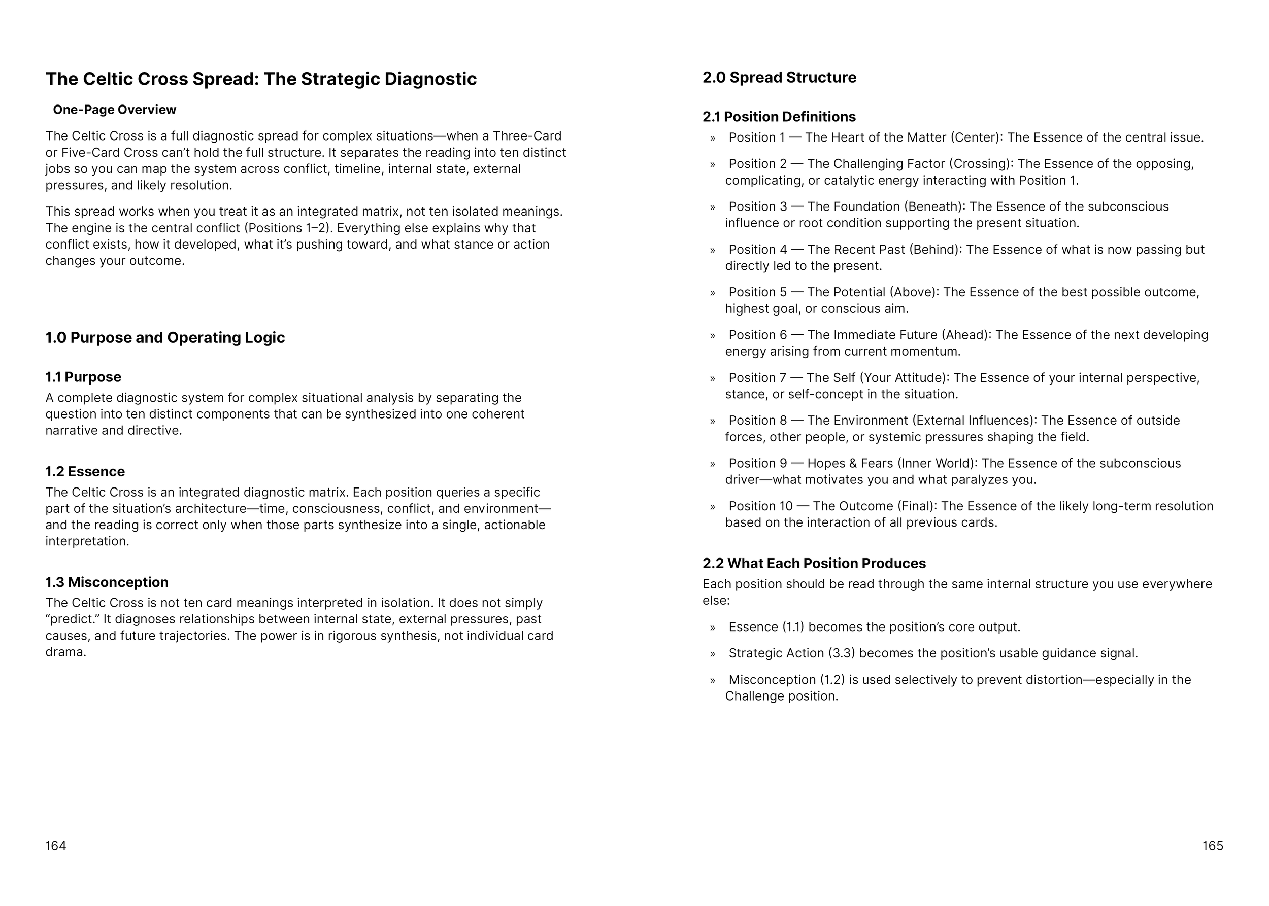 The Celtic Cross Spread: The Strategic Diagnostic