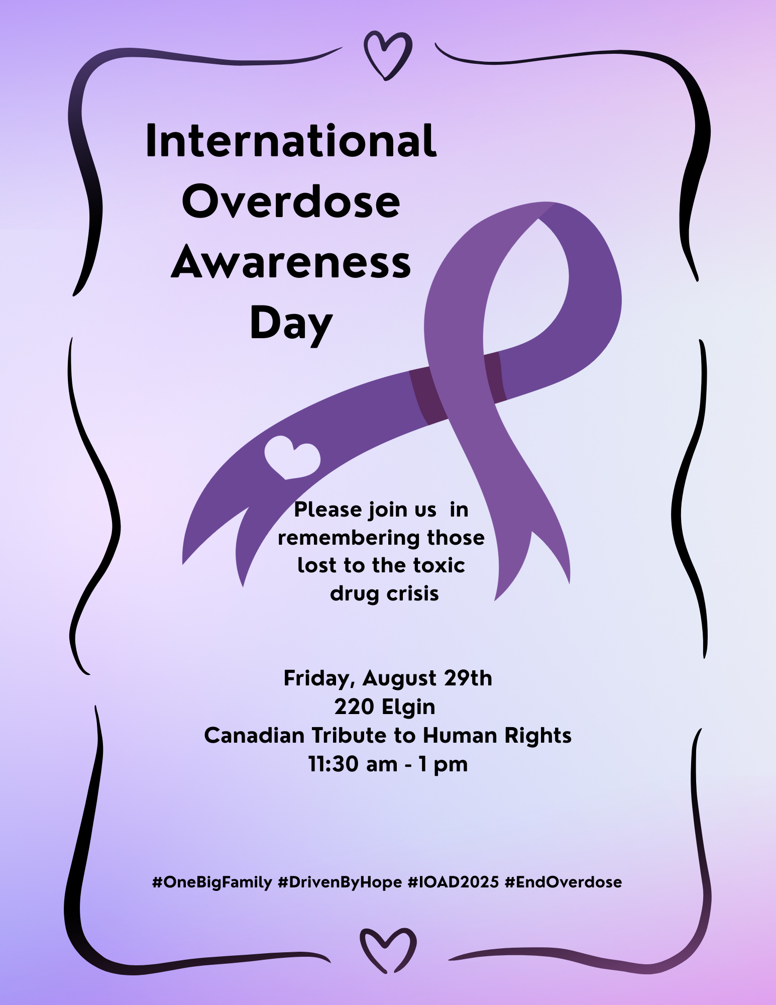 International Overdose Awareness Day - Ottawa