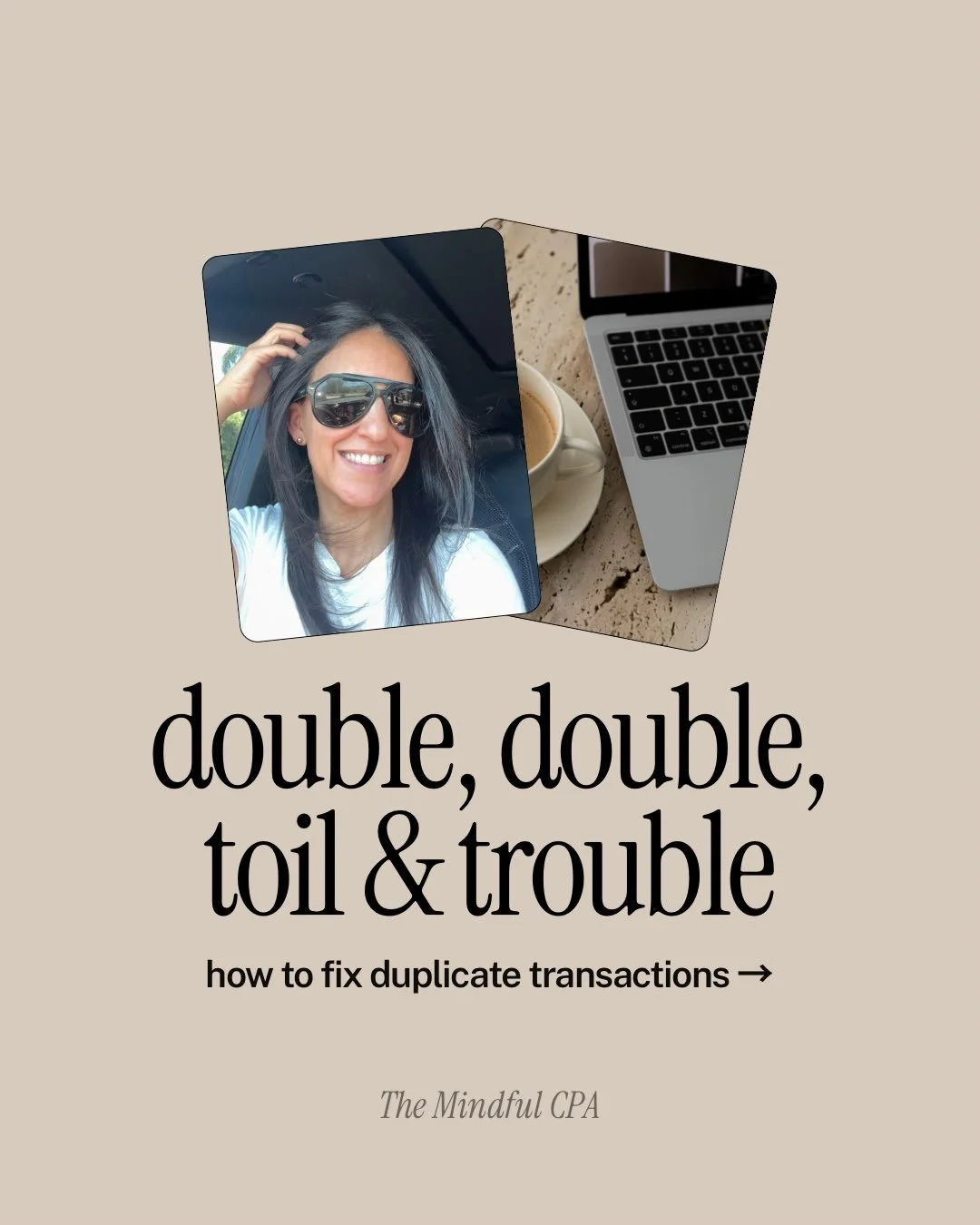 Duplicate transactions aren&rsquo;t normally something I&rsquo;d panic about in your bookkeeping because they&rsquo;re SO easy to catch + correct...

But if ~someone~ isn&rsquo;t regularly reconciling your accounts, those pesky duplicates can haunt y