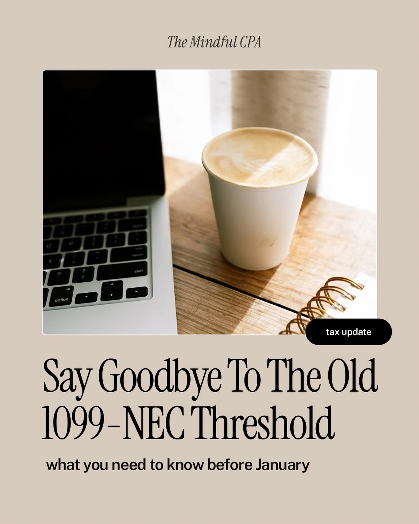 If you tuned into a livestream of my office right now, you&rsquo;d see me doing my happy dance for a *good* tax change! 🥳

The Form 1099-NEC threshold for payments made in 2026 has INCREASED from $600 to $2,000.

Basically, if your business paid a n