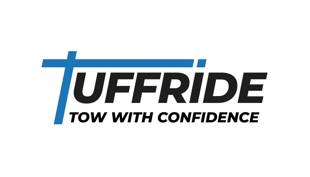 Logo for TuffRite with the slogan "TOW WITH CONFIDENCE"