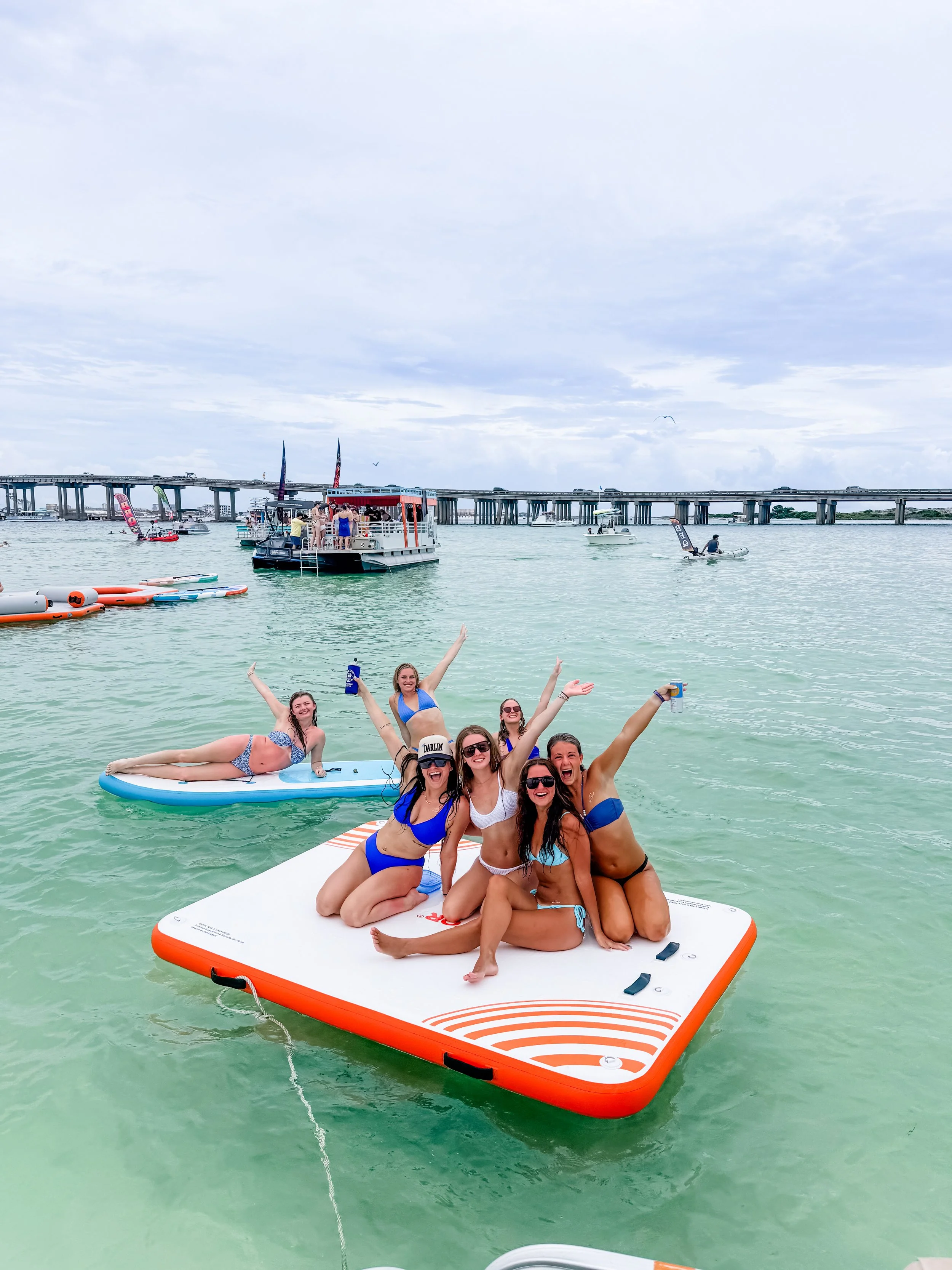 Crab Island Pontoon Charter Destin
