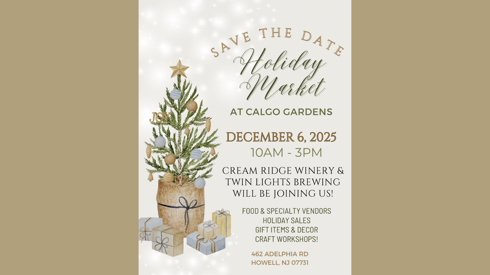 Calgo Gardens Holiday Market